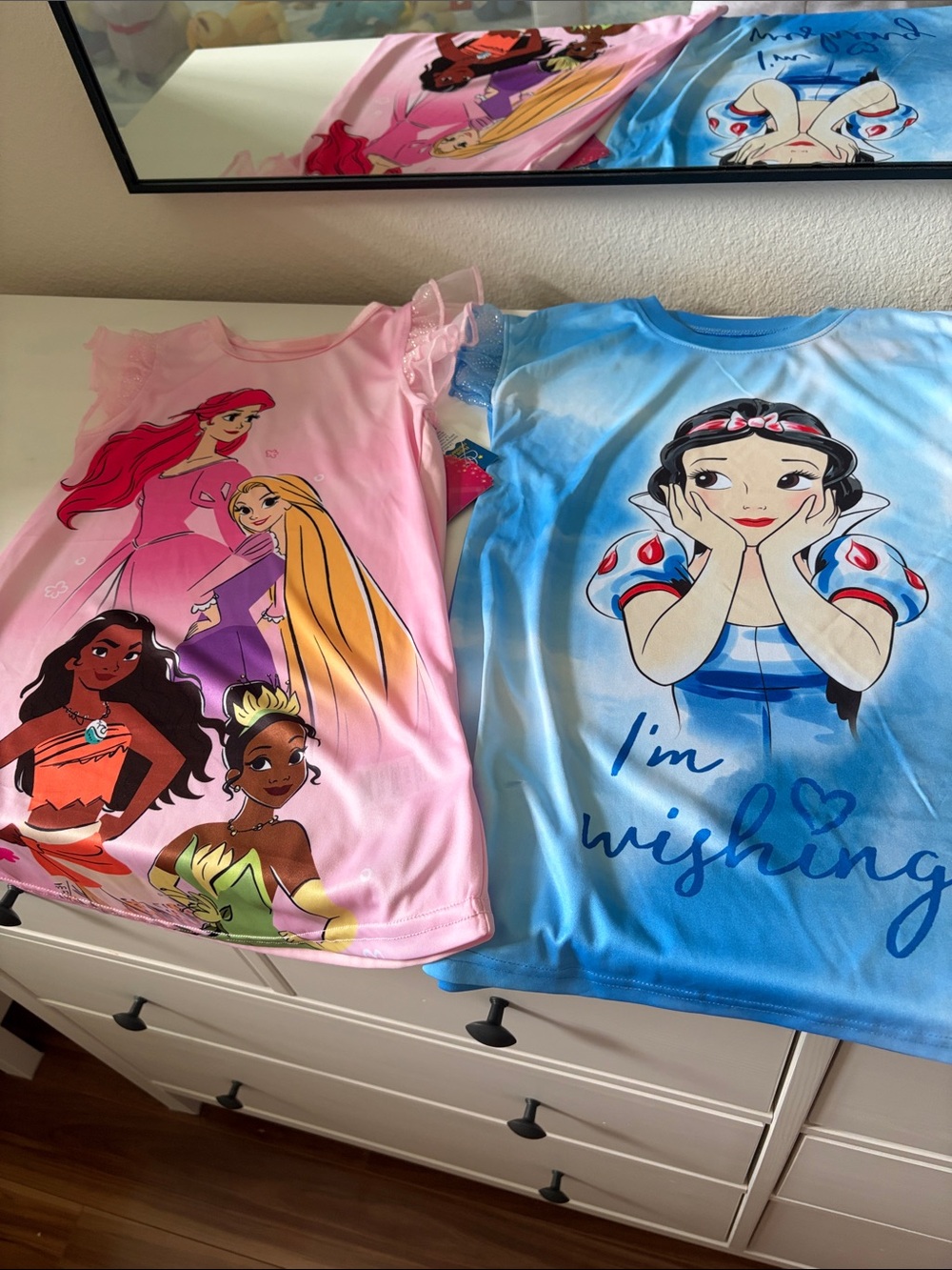 Two Disney Princess Sleep Dresses